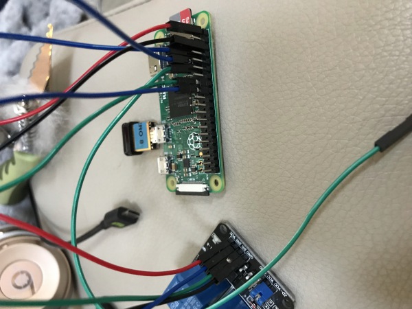 Wiring the Pi Zero to the Relay Module