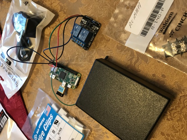 Pi Zero, Relay Module and Case