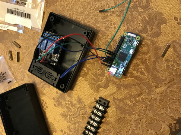 Pi Zero, Relay Module and Case