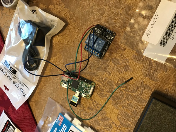 Wiring the Pi Zero to the Relay Module