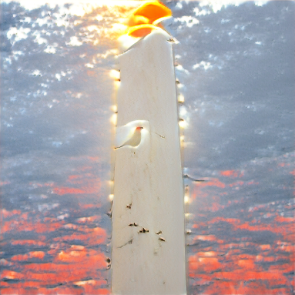 a white bird beach sunset